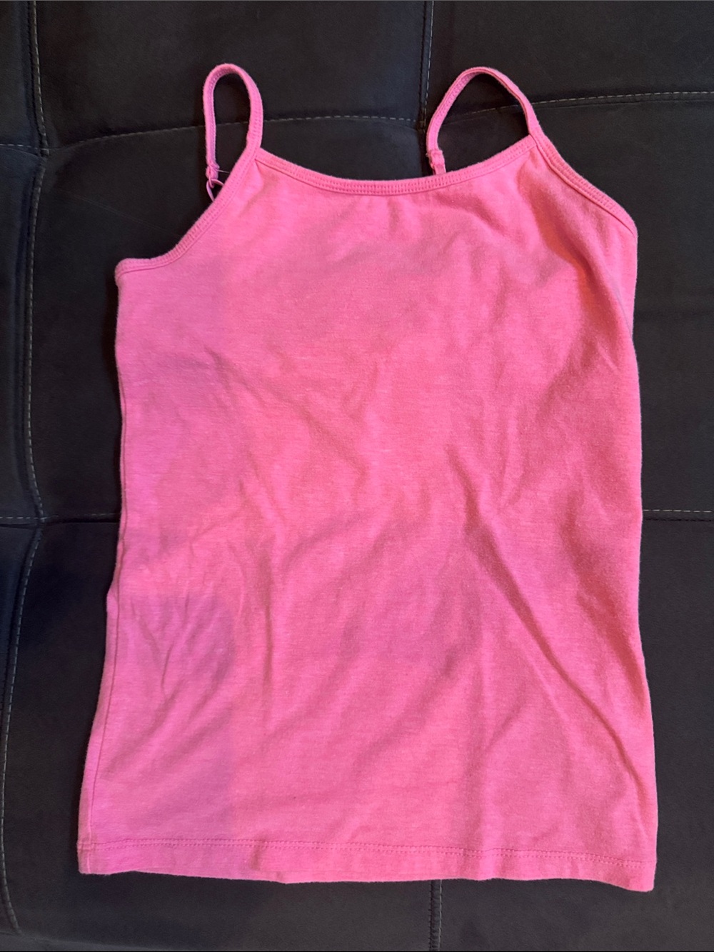 Pink Spaghetti Strap Tank Top